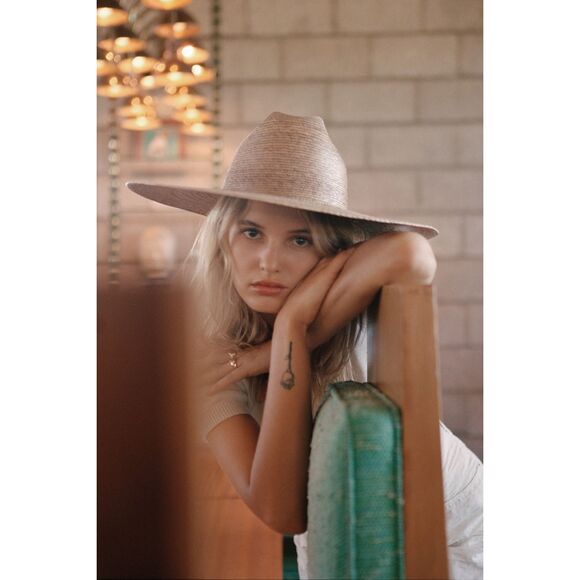 Lack of Color Straw Hat Western Wide Palma S/M $149.00 - Picture 3 of 12